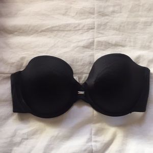 Black Strapless Bra